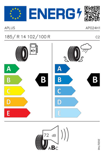 Sommerreifen aplus 185 - aplus, r